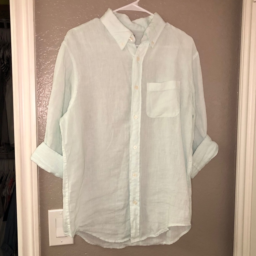 Abercrombie & Fitch Linen Dress Shirt